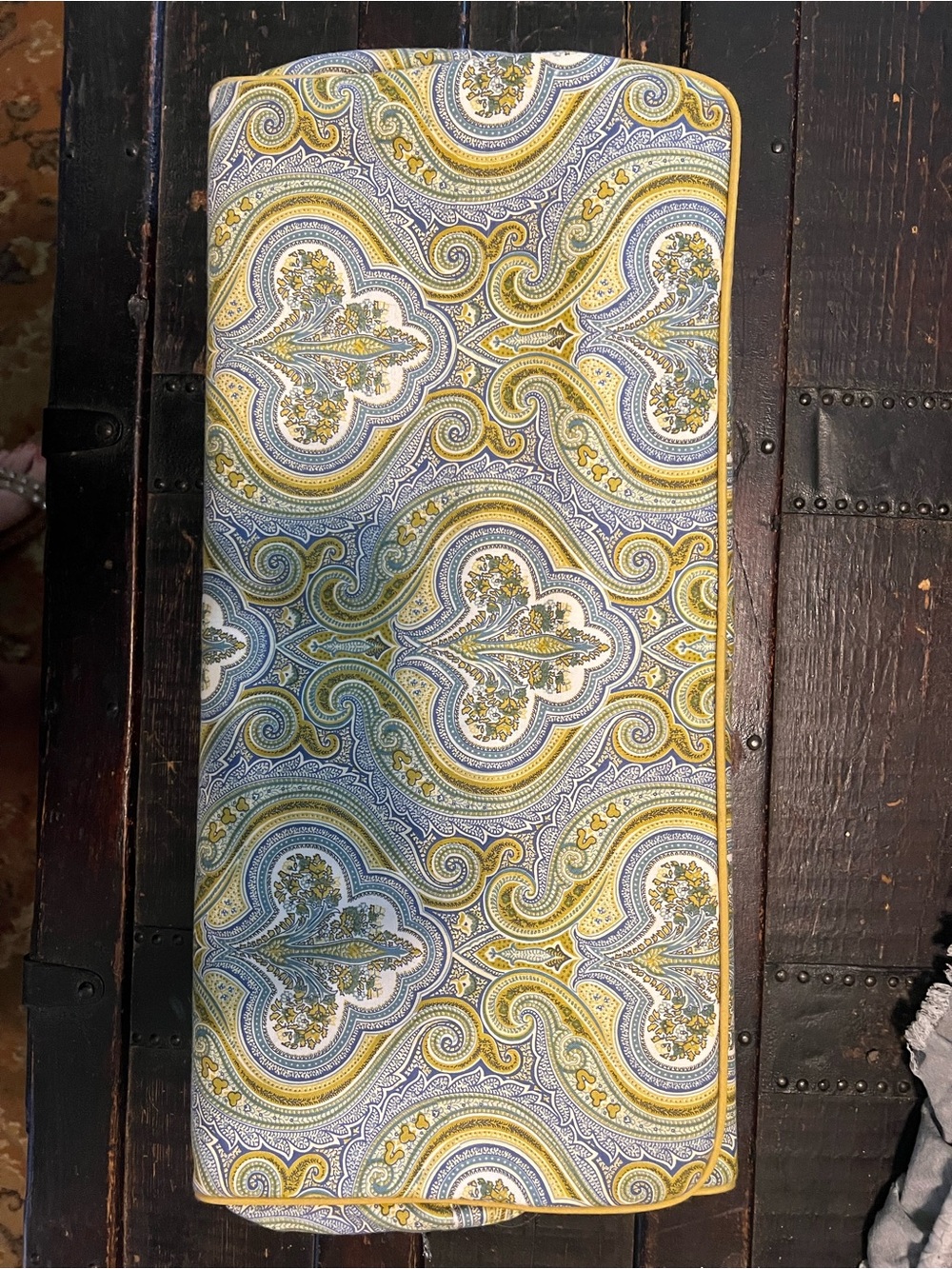 NWOT Hanging Travel Toiletry Organizer | Multi-Pocket Cosmetic Bag | Paisley - Picture 3 of 3